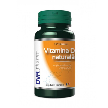 Vitamina D naturale premium, 60 capsule, DVR Pharm