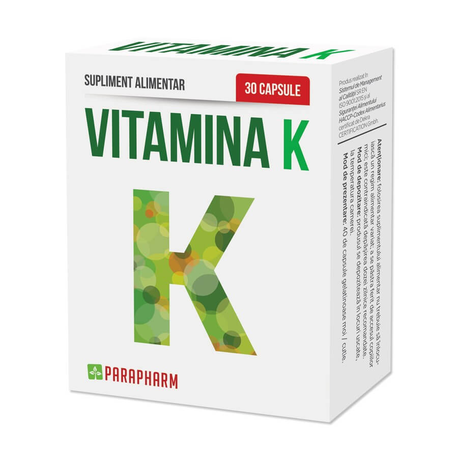 Vitamin K, 30 Kapseln, Parapharm Bewertungen
