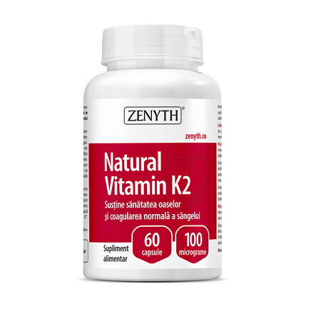 Vitamine K2, 60 gélules, Zenyth