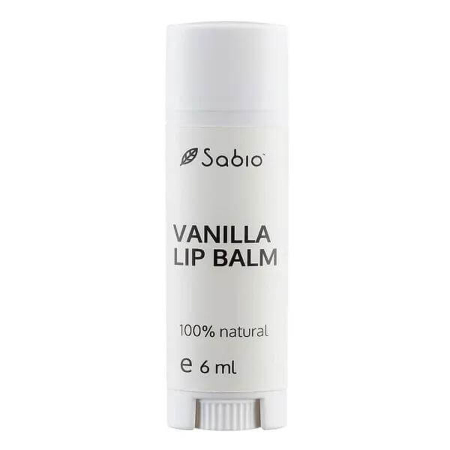 Balsamo labbra alla vaniglia, 6 ml, Sabio