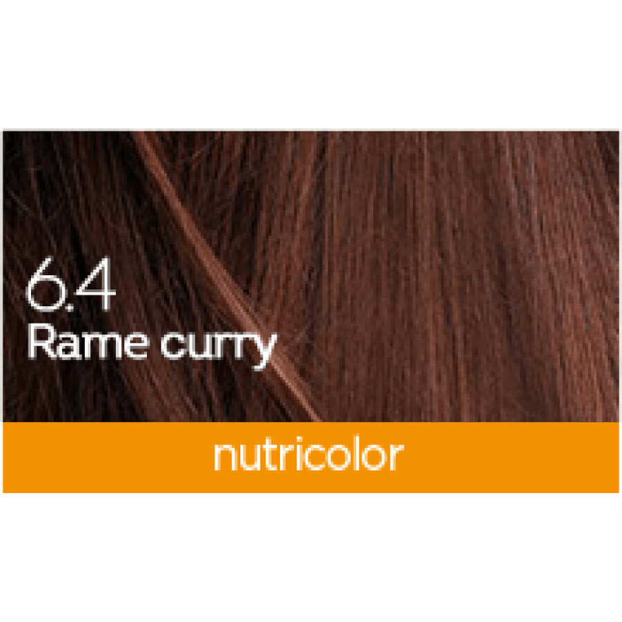 Nutricolor permanente haarverf, tint Curry Auburn 6.4, 140 ml, Biokap