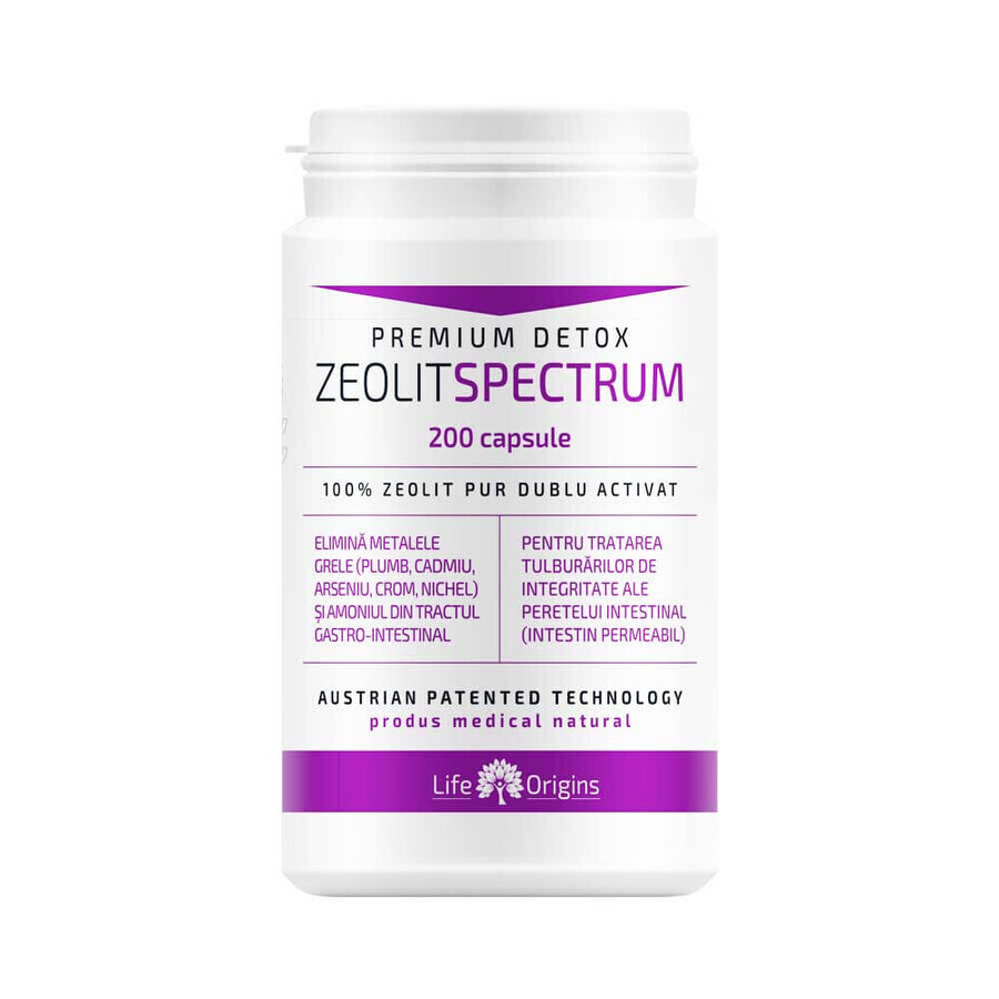 Zeolite Spectrum, 200 capsule, Life Origins recensioni