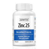 Zinc 25 sulfate de zinc 25 mg/cps, 90 gélules, Zenyth
