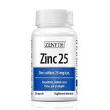 Zinc 25 sulfate de zinc. 25 mg/cps, 30 gélules, Zenyth