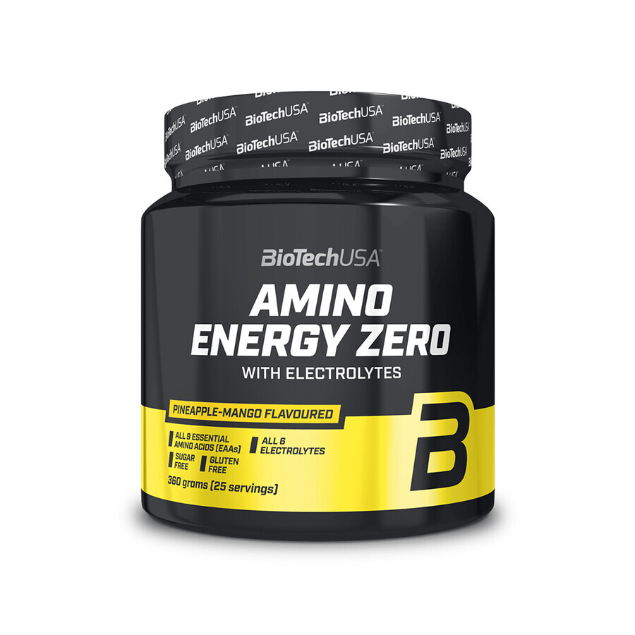 Amino Energy Zero Ananas-Mangue, 360 grammes, BioTechUSA