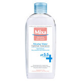 Eau micellaire pour peaux sensibles et réactives Tolérance optimale, 400 ml, Mixa