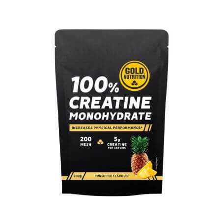 Creatina monoidrato al gusto di ananas, 200 g, Gold Nutrition