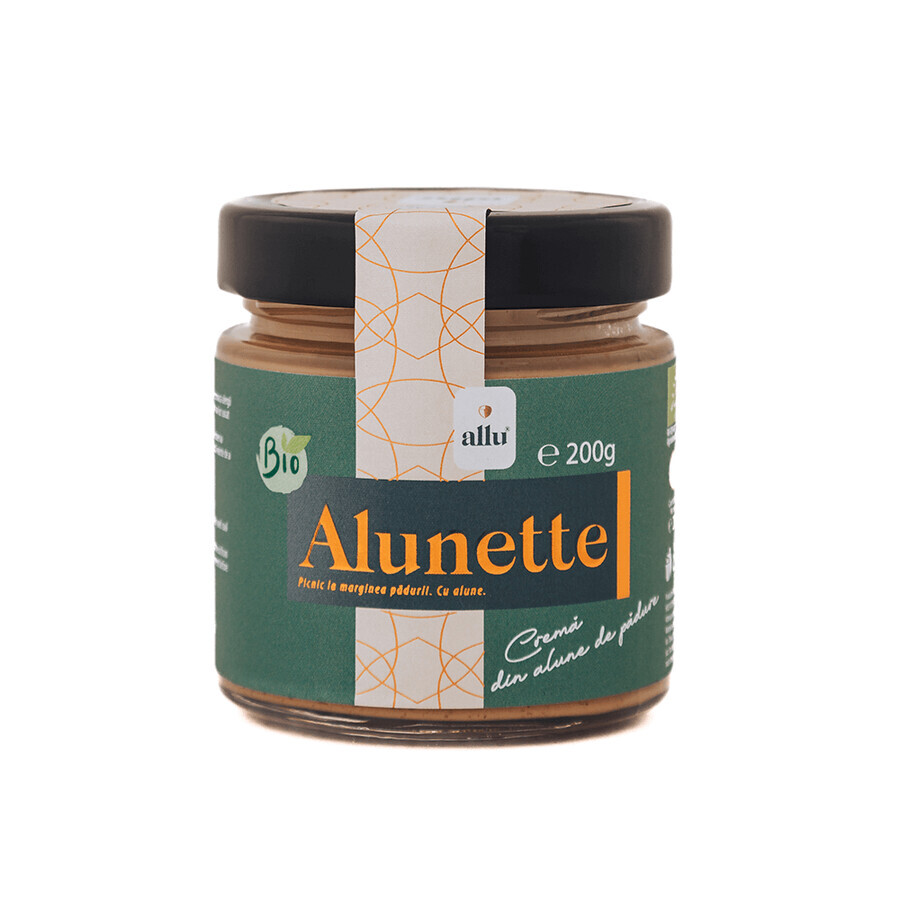 Crème de noisettes bio Alunette, 200 g, Allu