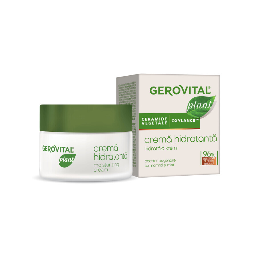 Crème hydratante pour peaux normales et mixtes Plante, 50 ml, Gerovital