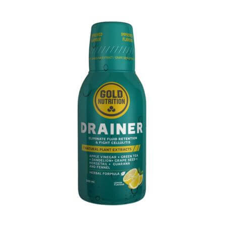 Draineur au goût de citron, 500 ml, Gold Nutrition