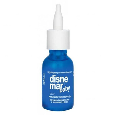 Disnemar Bébé, spray nasal isotonique de 0 à 4 ans, 25 ml