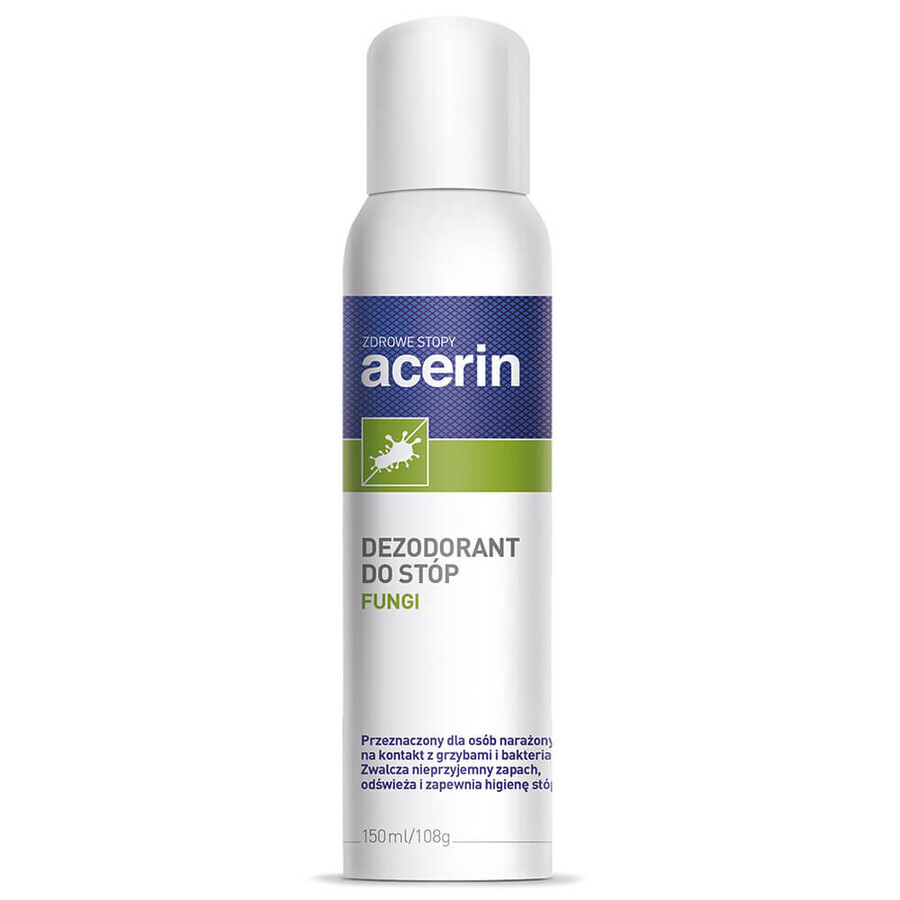 Deodorante per i piedi Acerin Fungi, antimicotico 150ml