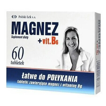 Magnesio + B6, 60 compresse