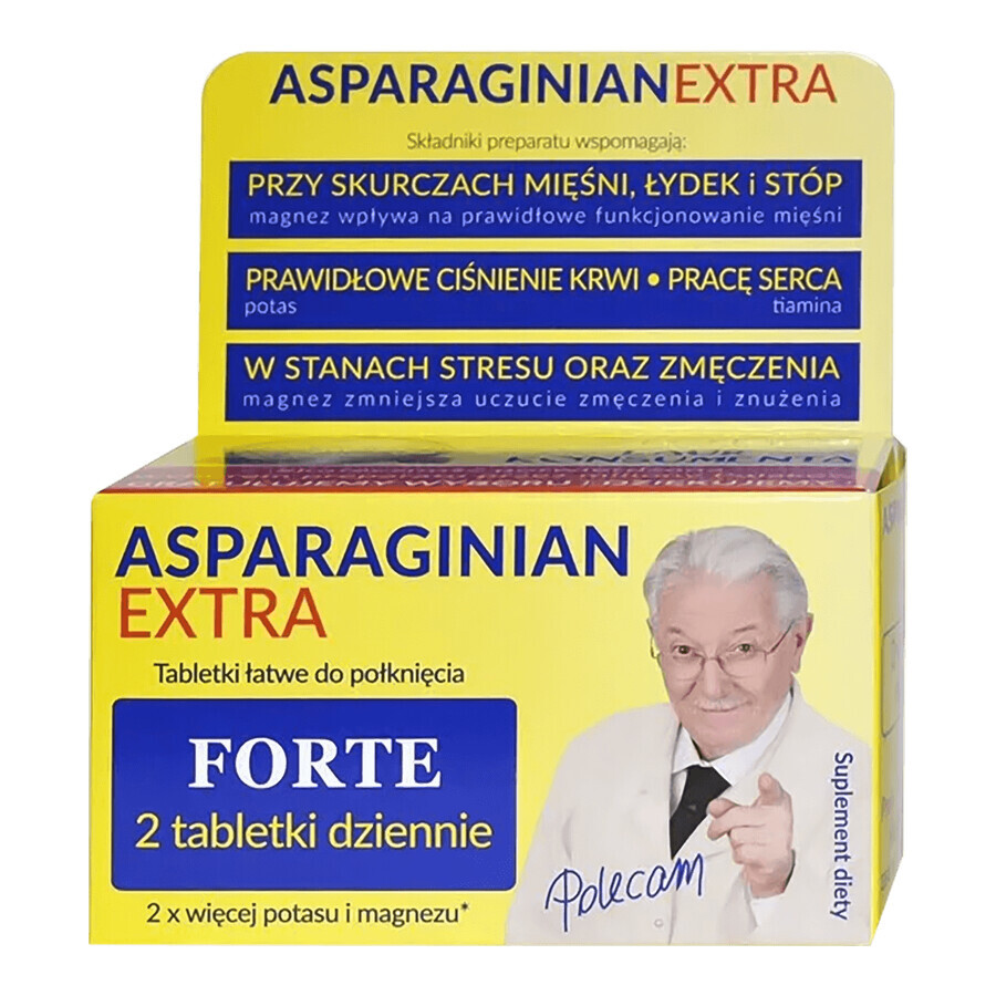 Asparaginsäure Extra mit Magnesium und Kalium 50 Tabletten