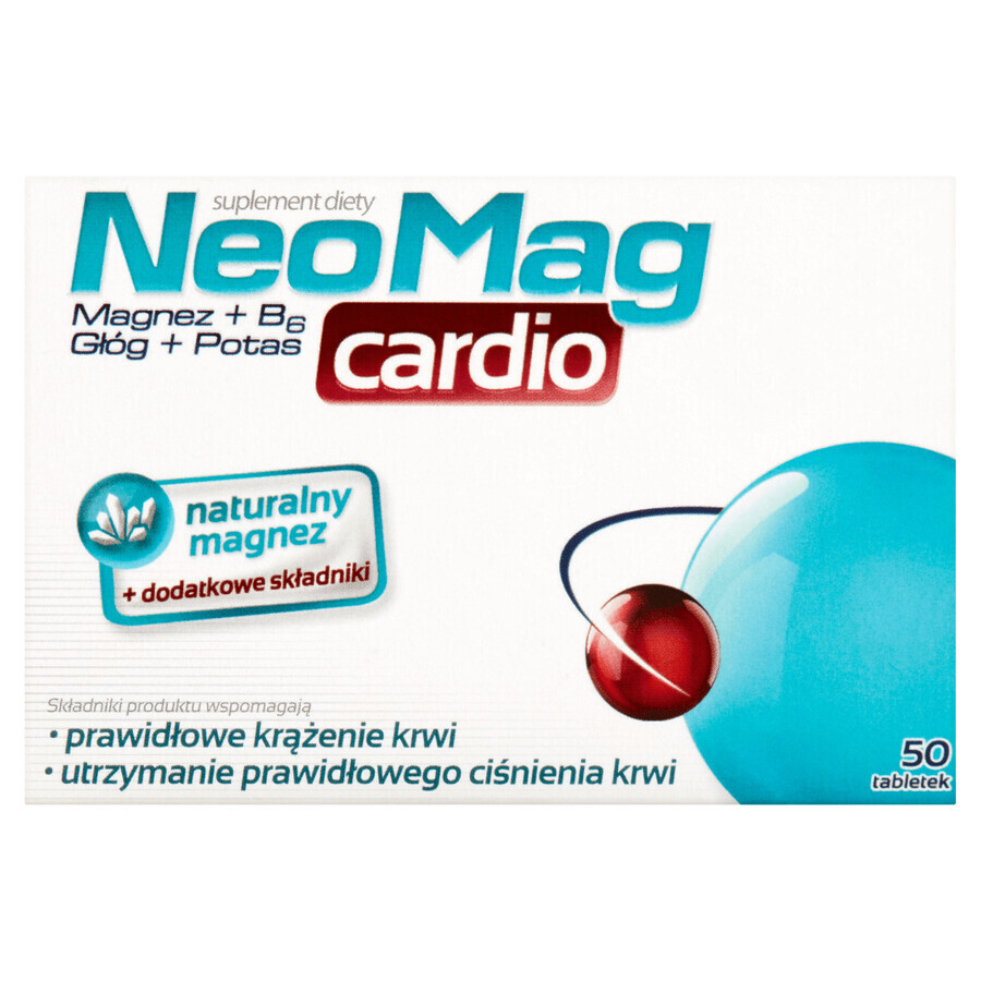 NeoMag Cardio, 50 comprimate