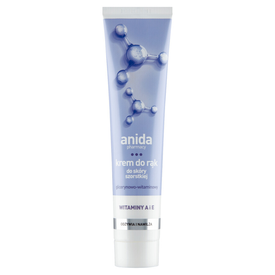 Anida, crème mains pour peaux rugueuses, glycérine et vitamine, 125 ml