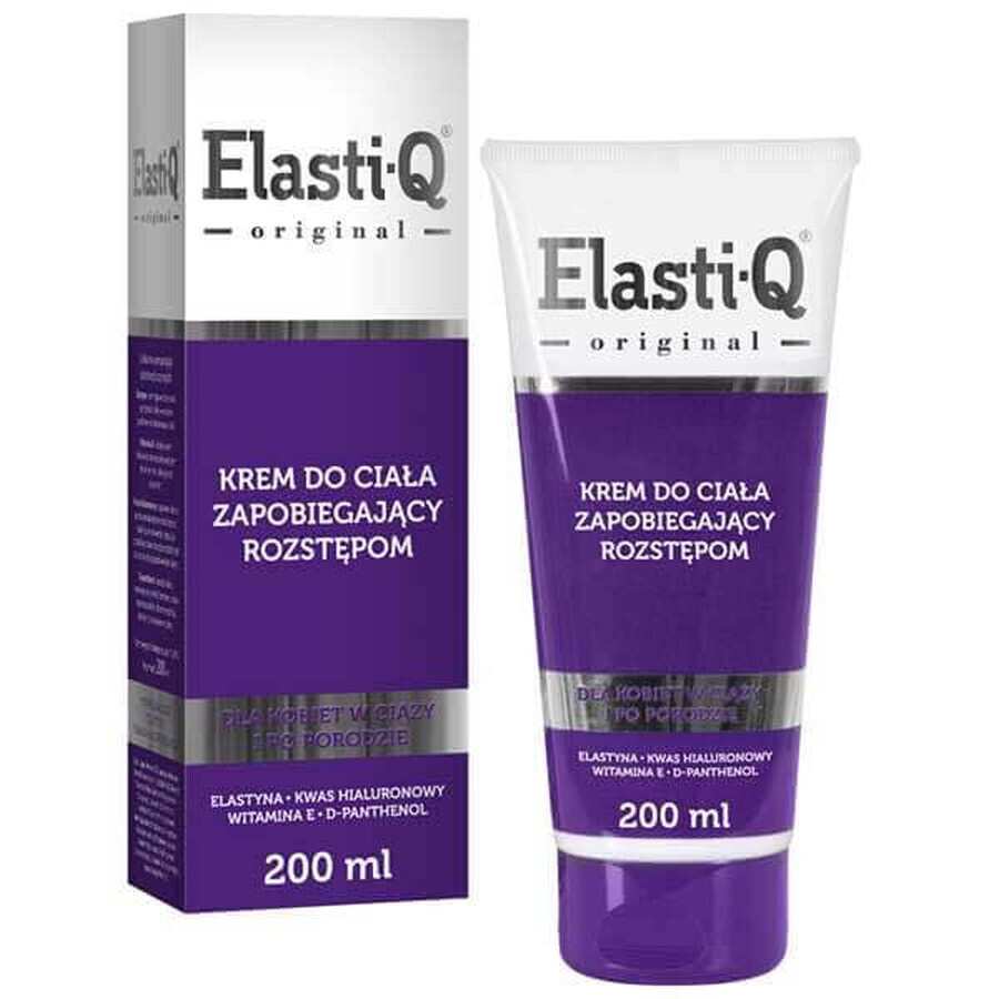 Elasti-Q, Anti-Dehnungsstreifen-Creme, 200ml.