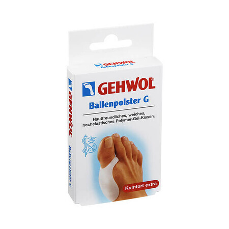 Gehwol Ballenpolster G oreiller anti-pression pour hallux 1 pièce