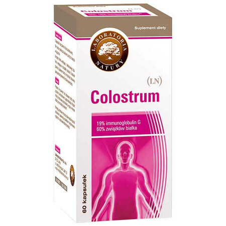 Laboratoires Natury Colostrum (LN), 60 gélules