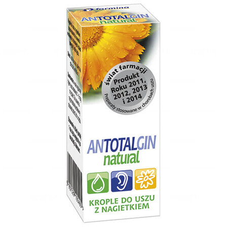 Antotalgin Natural, gouttes auriculaires au calendula, 15 g