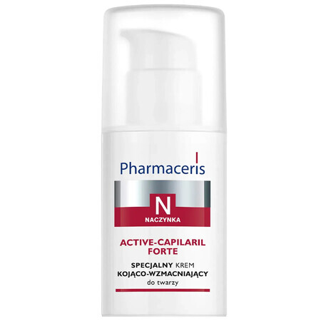 Pharmaceris N Active-Capilaril Forte, crème spéciale visage apaisante et fortifiante, 30 ml