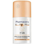 Pharmaceris F Coverage-Correction, fluido a copertura fine, 02 Sand, SPF 20, 30 ml