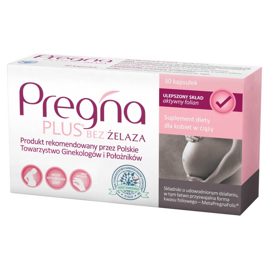 Pregna Plus, for pregnant and lactating women, 30 capsules