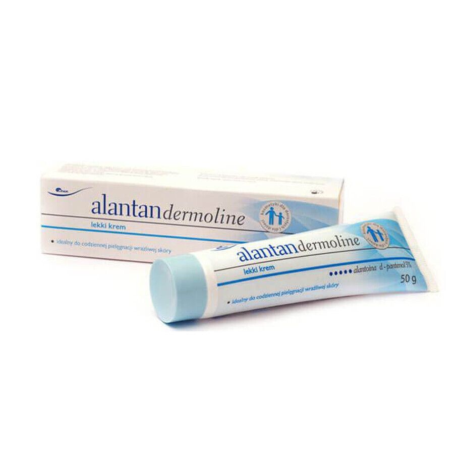 Alantan Dermoline, crème légère, peaux sensibles, 50 g