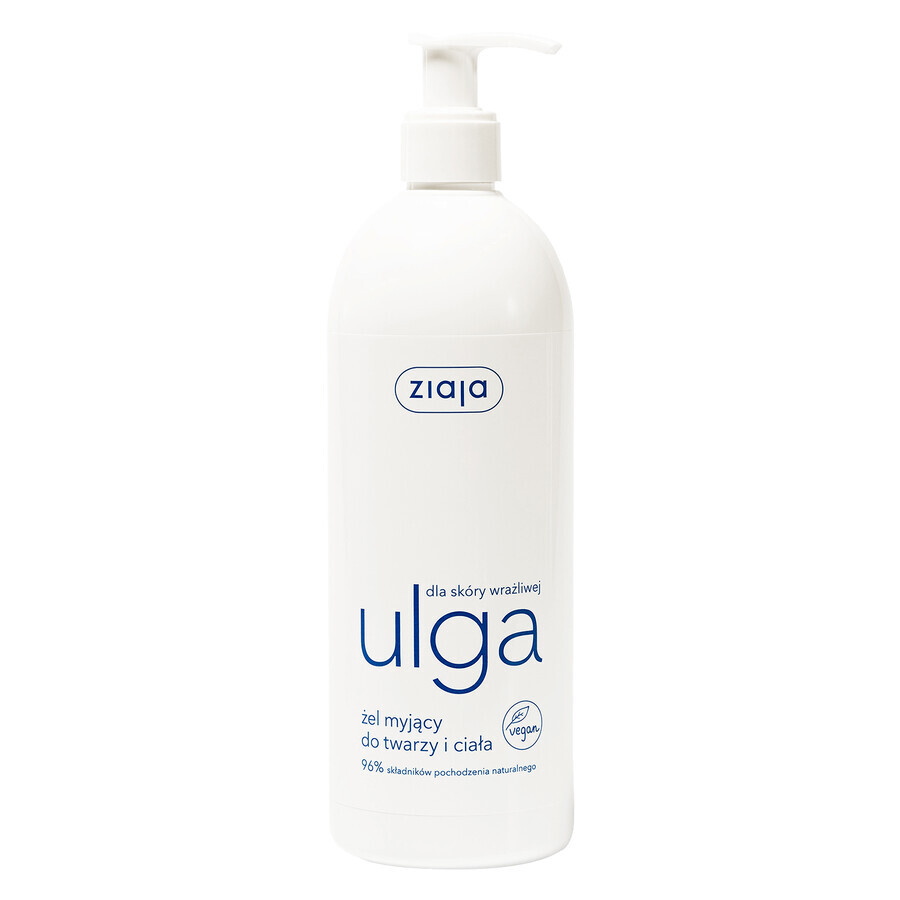 Ziaja Ulga, gel nettoyant visage et corps, 400 ml