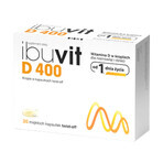 Ibuvit D 400, vitamine D pour nourrissons et enfants, 30 gélules twist-off