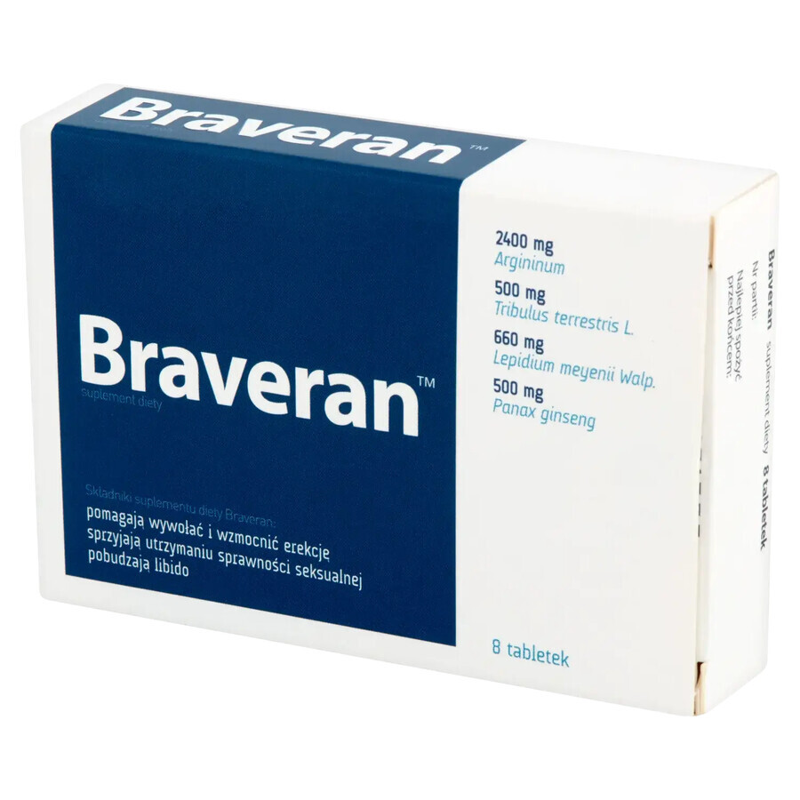 Braveran, 8 comprimés