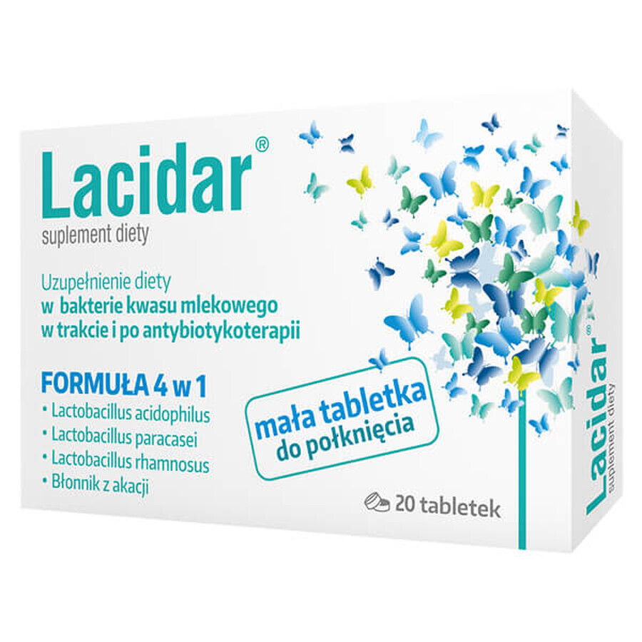 Lacidar 20 tabletek