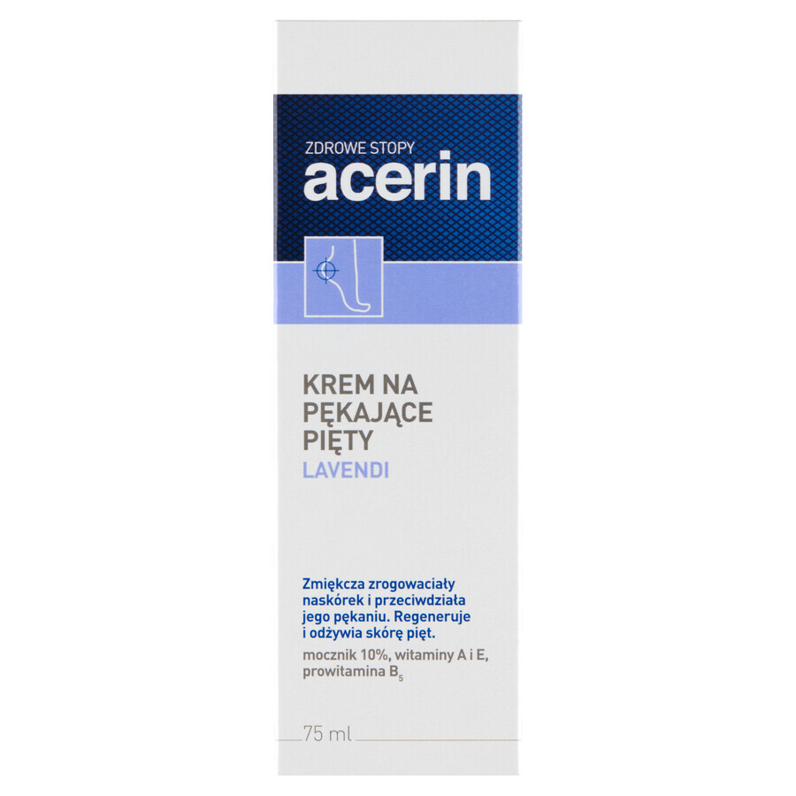 Acerin Lavendi, Foot cream for cracked heels, 75 ml