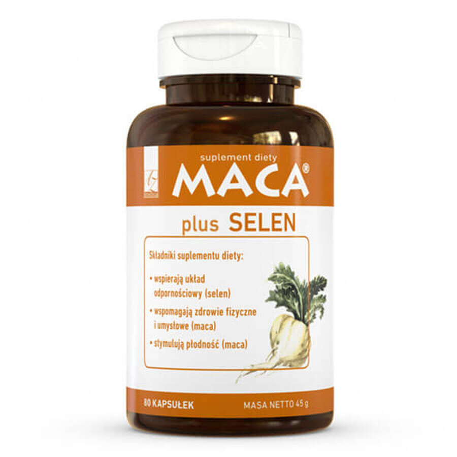 Maca Plus Sélénium, 80 gélules