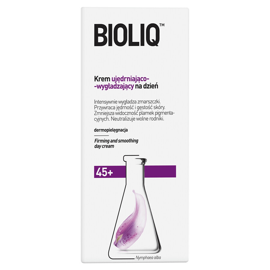 BIOLIQ 45+, krem ujdrniajco-wygadzajcy na dzie, 50ml - Dugi termin wanoci!