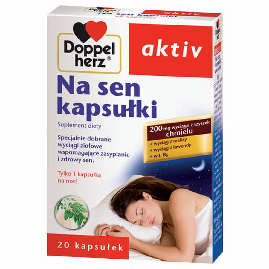 Doppelherz Aktiv pour le sommeil, 20 gélules