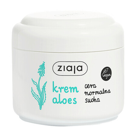 Ziaja Aloes, Cremă de față bio cu aloe, 100 ml