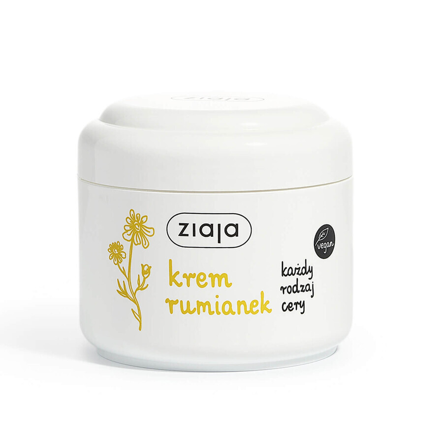 Ziaja Kamillencreme, 100 ml - Beruhigende Pflege für sensible Haut