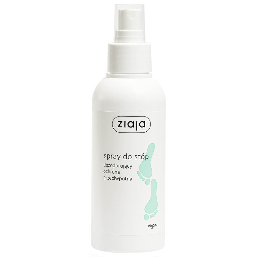 Ziaja Fußspray - 100ml, schweißresistenter Fußschutz