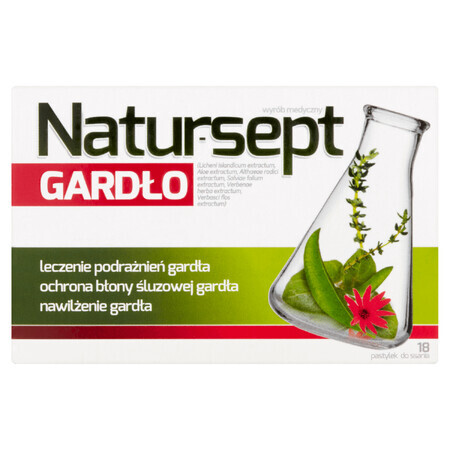 Natur-Sept Gardło, 18 pastilles