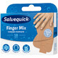 Salvequick Finger Mix, patchs &#233;lastiques pour les doigts, 18 pi&#232;ces