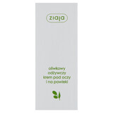 Ziaja Oliwkowa, Nourishing cream for eyes and eyelids, 15 ml