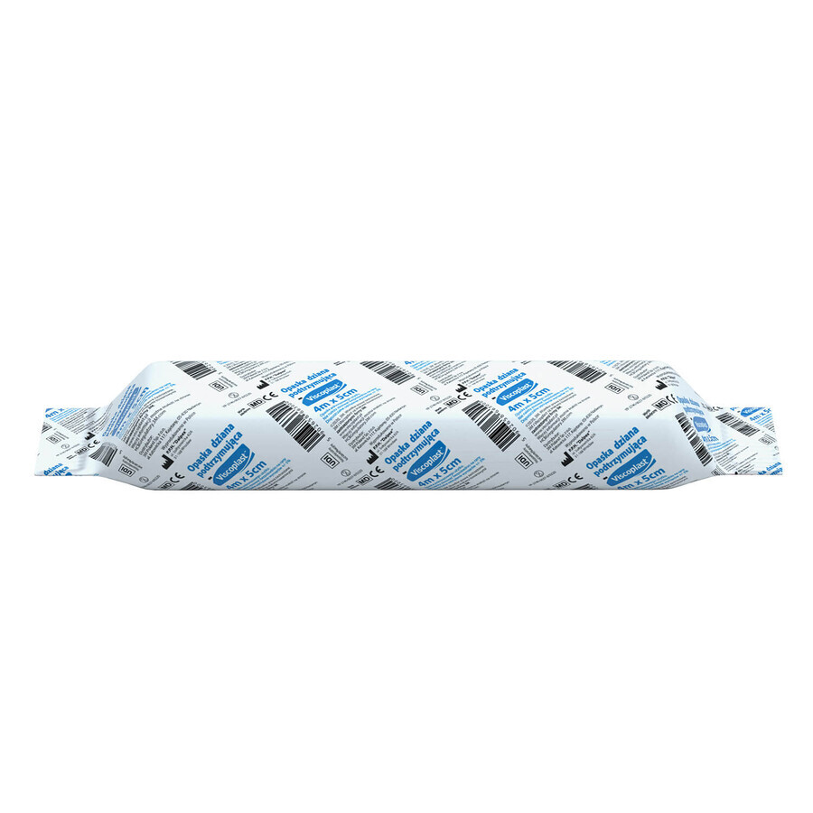 Bandeau tricoté, Viscoplast, 4 m x 5 cm, 1 pièce