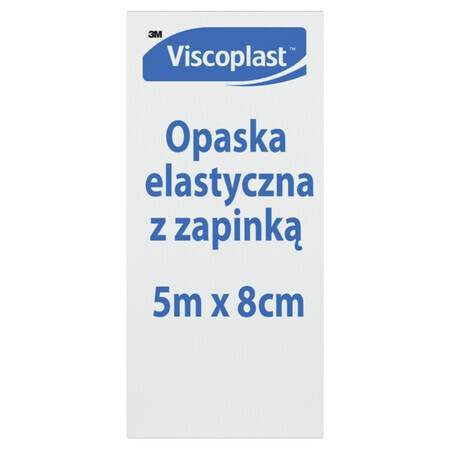 Bande élastique viscoplaste, 5 m x 8 cm, 1 pièce