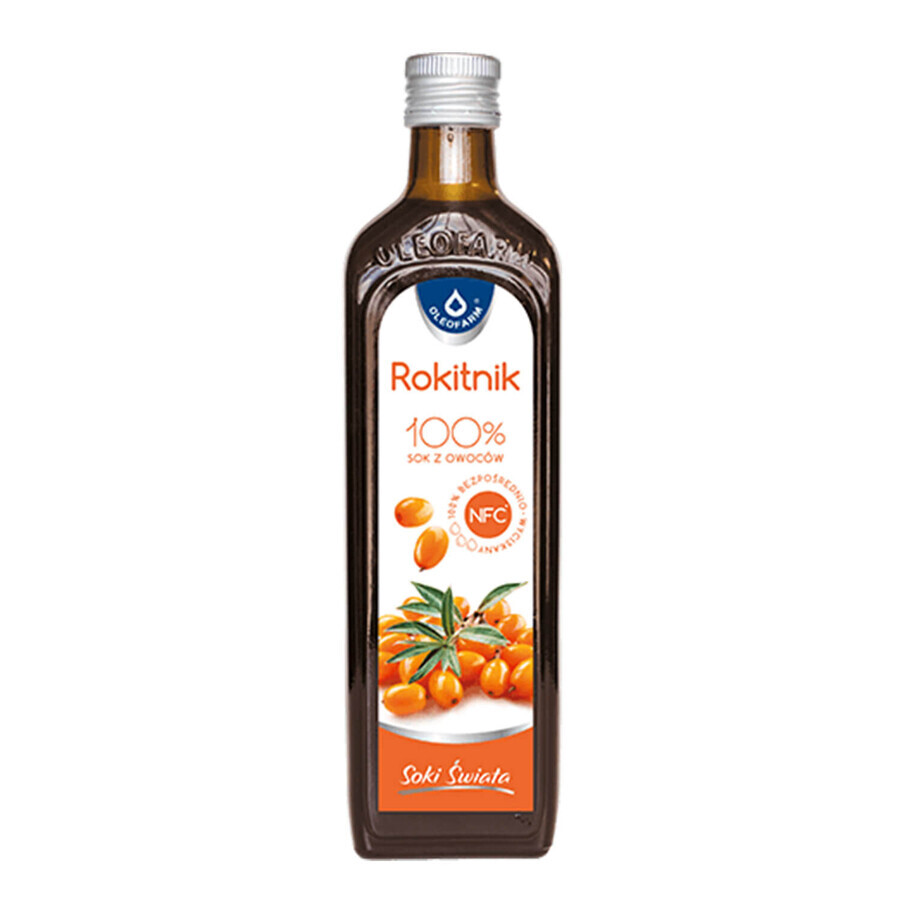 Oleofarm Jus du Monde Argousier, 100% jus de fruit, 490 ml