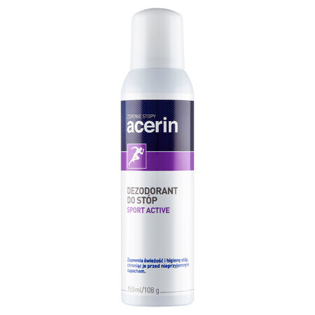 ACERIN Sport Active, Deodorant pentru picioare, 150 ml SHORT DATE