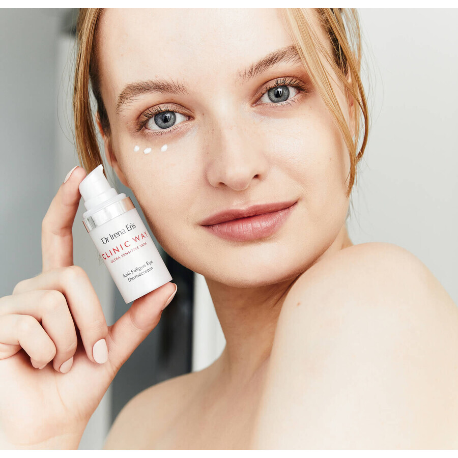 Dr. Irena Eris, Clinic Way 1°+ 2°, Augencreme gegen Müdigkeitserscheinungen für Tag und Nacht, 30+/40+, 15 ml