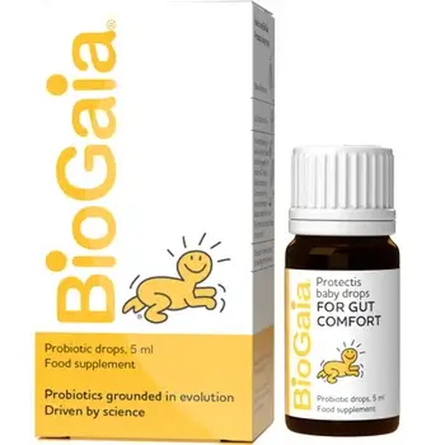 BioGaia Protectis Bébé, gouttes pour enfants, flacon, 5 ml