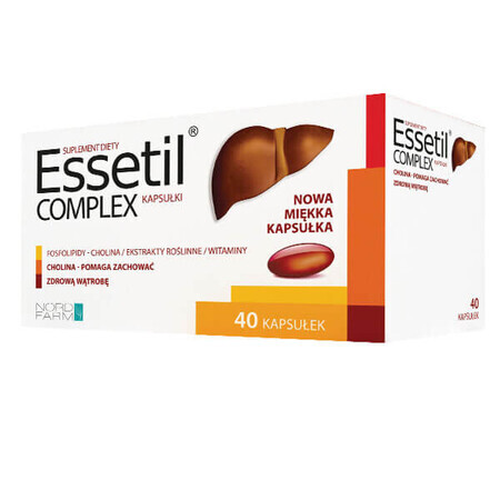 Complexe Esetil, 40 capsules molles