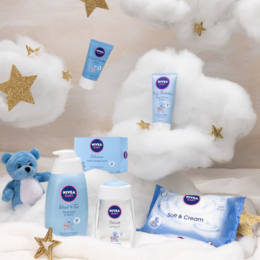 Nivea Baby, savon de soin protecteur, dès la naissance, 100 g